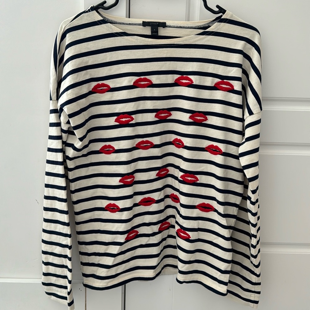 JCrew lips shirt